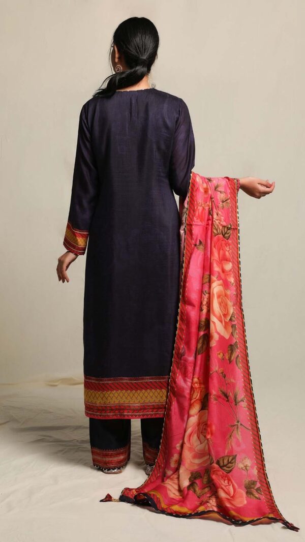 JAZZY DIGITAL MIDNIGHT BLUE KURTA SET