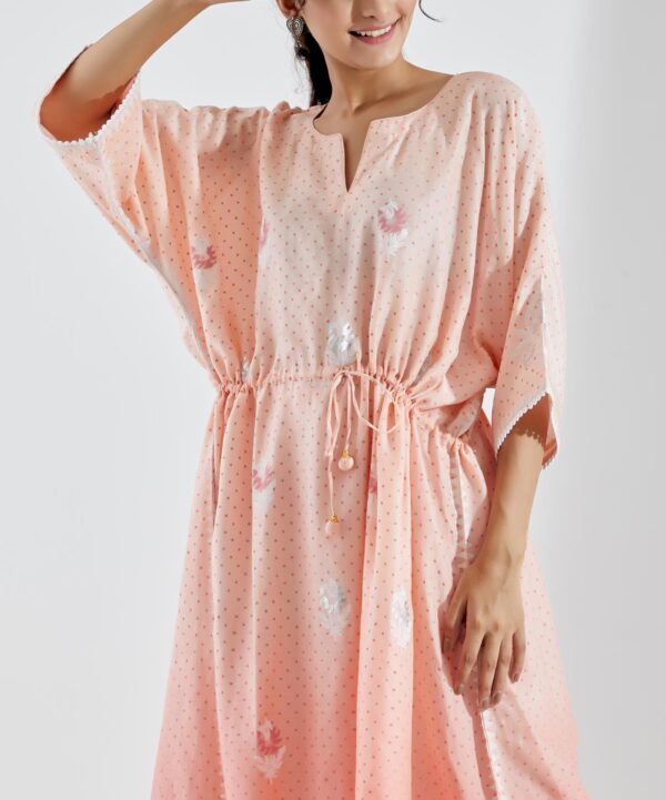 Nargis Peach Ombre 2Pcs Kaftan Set