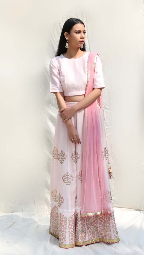 SILK AFFAIR PINK LEHENGA SET